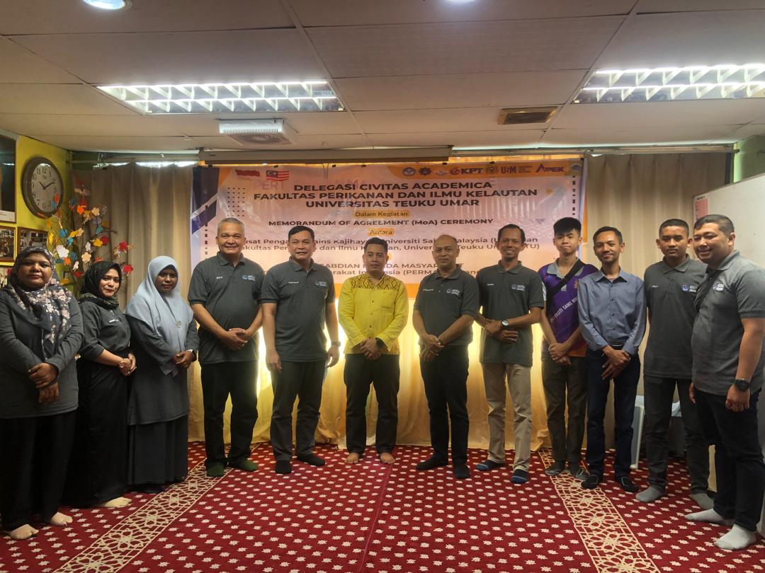 Perkuat Sinergi Lintas Negara, Fakultas Perikanan dan Ilmu Kelautan Universitas Teuku Umar (UTU) Aceh Gelar PKM dan MoA di Sanggar PERMAI Penang