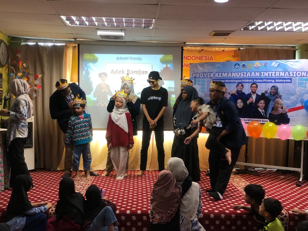 Satu Bulan mengabdi, Mahasiswa FMIPA UNESA Sukses Gelar Proyek Kemanusiaan Internasional di Sanggar PERMAI Penang