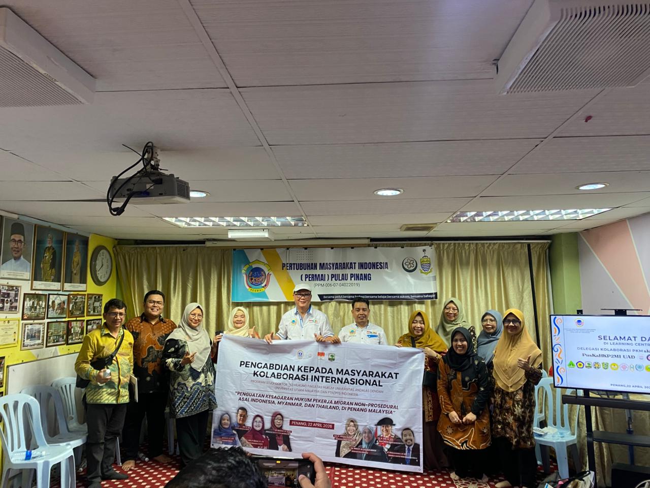 Kolaborasi Internasional: PERMAI Penang Jadi Tuan Rumah PKM Penguatan Kesadaran Hukum bagi Pekerja Migran