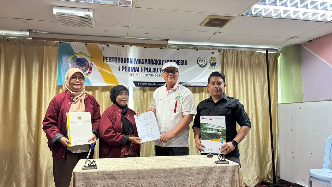 PERMAI Penang dan UMY Sepakat Hadirkan Program Pengabdian Internasional lewat Penandatanganan MoU