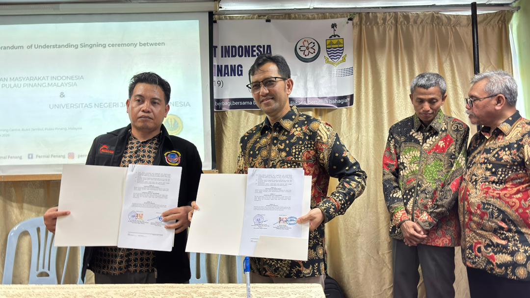 Perkuat Sinergi Pemberdayaan Diaspora, PERMAI Penang Resmi Teken MoU dan IA dengan Universitas Negeri Jakarta