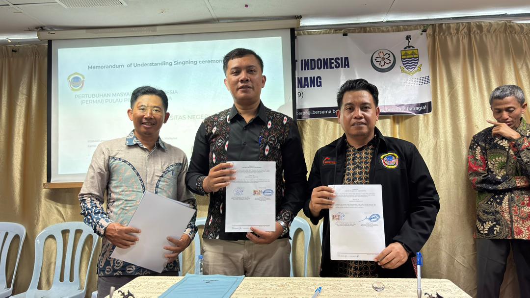 Perluas Jaringan Akademik, PERMAI Penang Teken MoU dan IA dengan Undiksha Bali