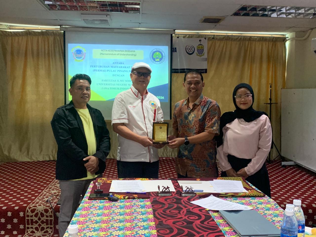 Fokus pada Perlindungan Hukum PMI PERMAI Penang Resmi Gandeng Universitas Negeri Malang
